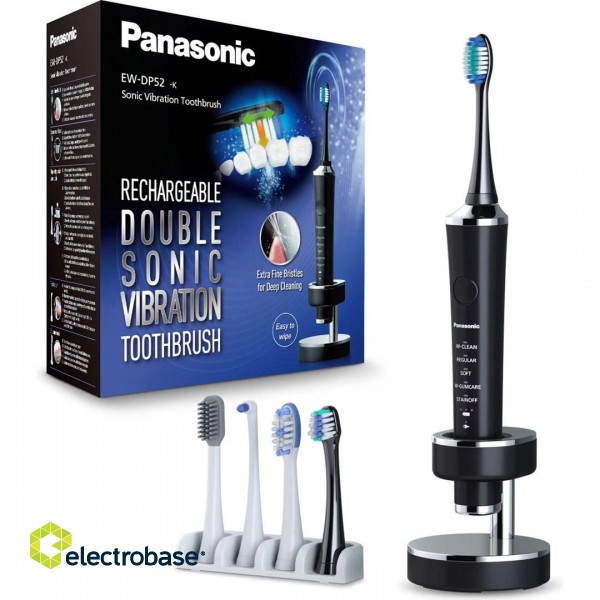 Panasonic DP52 Adult Sonic toothbrush Black image 9