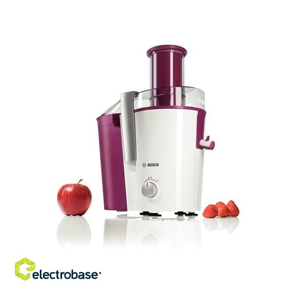 Bosch MES25C0 juice maker Centrifugal juicer 700 W Cherry (fruit), Transparent, White image 3