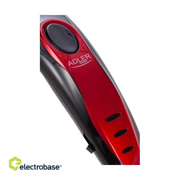 Adler AD 2825 hair trimmers/clipper Black, Red image 7