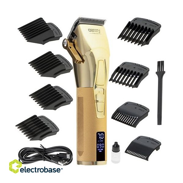 Camry | Premium Hair Clipper | CR 2835g | Cordless | Number of length steps 1 | Gold image 3