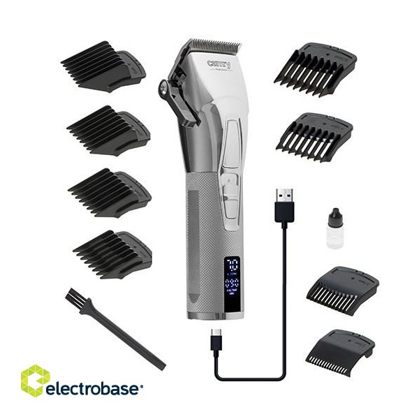 Camry | Premium Hair Clipper | CR 2835s | Cordless | Number of length steps 1 | Silver image 6