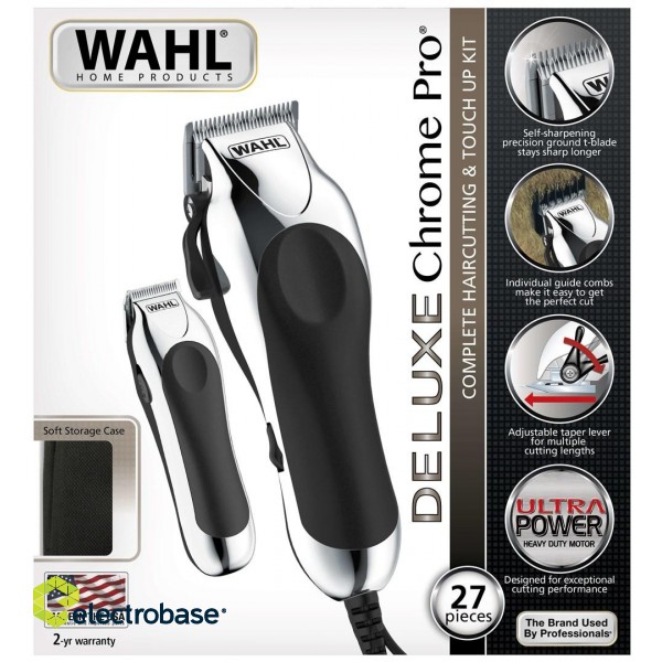 Wahl 79524-2716 hair trimmers/clipper Black, Chrome фото 1