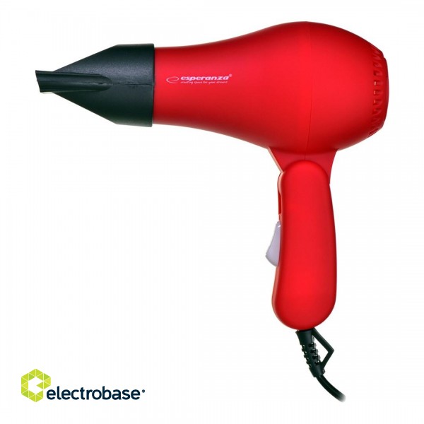 Esperanza EBH003R Hair dryer 750 W Red paveikslėlis 1