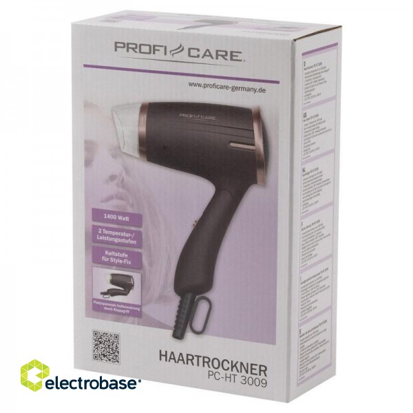 ProfiCare Hair Dryer PC-HT 3009 Brown 1400 W image 2