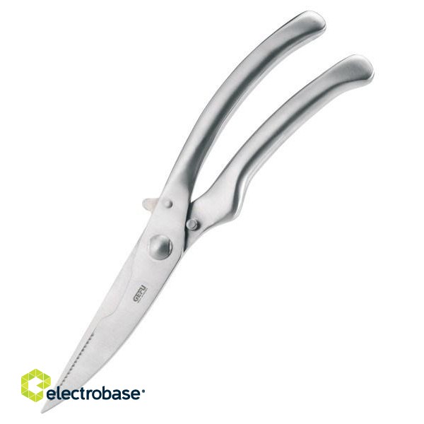 GEFU 12600 kitchen scissors 250 mm Stainless steel Meat image 1