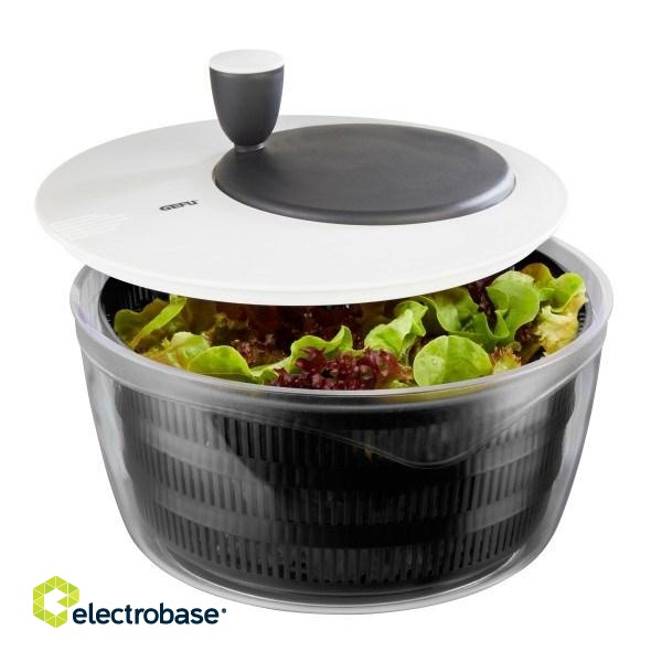 GEFU Rotare salad spinner Black, White Crank/handle image 2