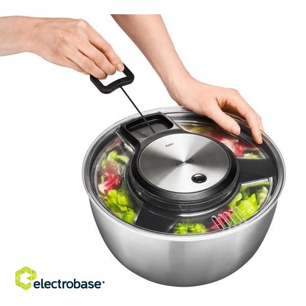 GEFU Speedwing salad spinner Stainless steel Button image 3