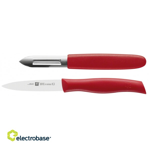 Peeler + Knife ZWILLING 38634-000-0 red фото 1