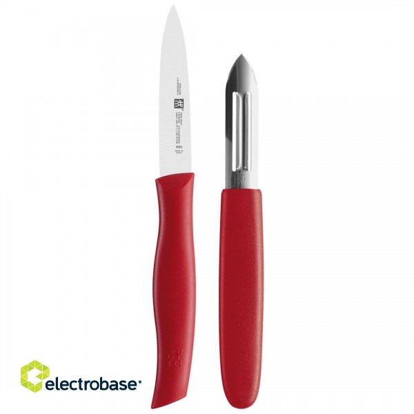 Peeler + Knife ZWILLING 38634-000-0 red paveikslėlis 4