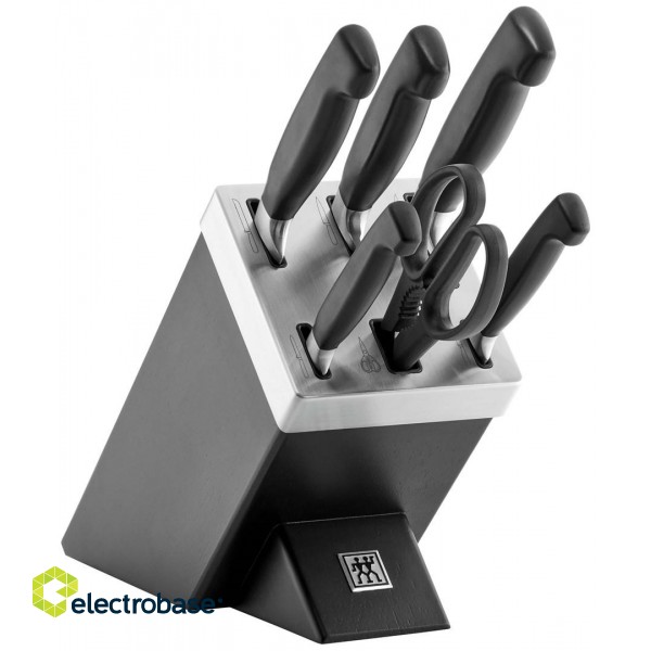 ZWILLING FOUR STAR 35145-007-0 kitchen knife/cutlery block set 7 pc(s) Black фото 1