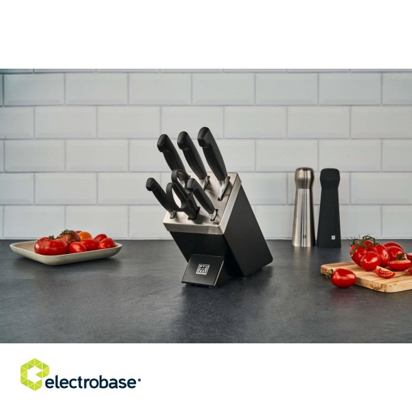 ZWILLING FOUR STAR 35145-007-0 kitchen knife/cutlery block set 7 pc(s) Black фото 8