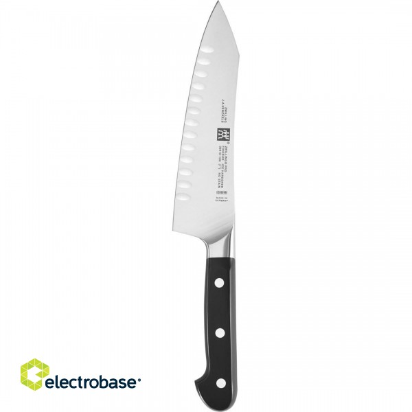 Santoku Compact Knife with Zwilling Pro Grooves - 18 cm image 10