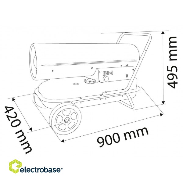 Oil heater 30KW NEO Tools 90-081 image 9