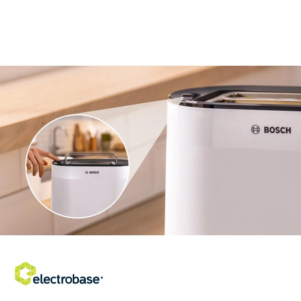 Bosch TAT2M121 toaster 6 2 slice(s) 950 W White image 8