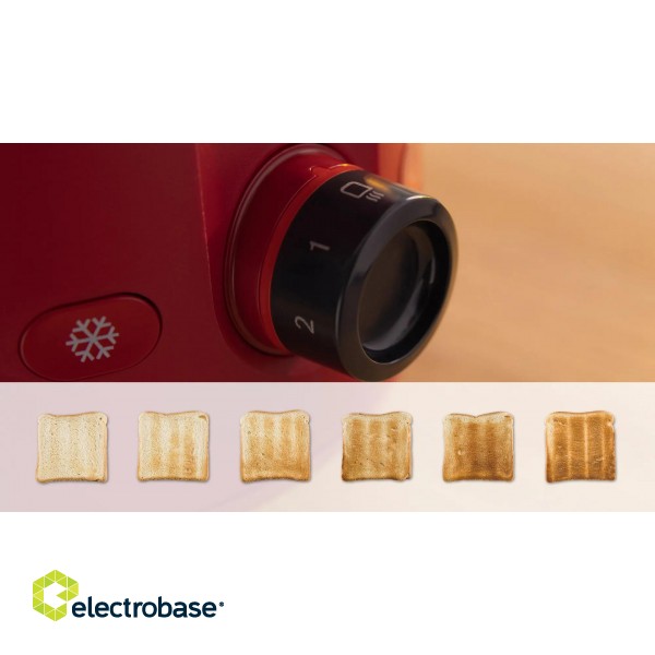 Bosch TAT2M124 toaster 6 2 slice(s) 950 W Red image 6