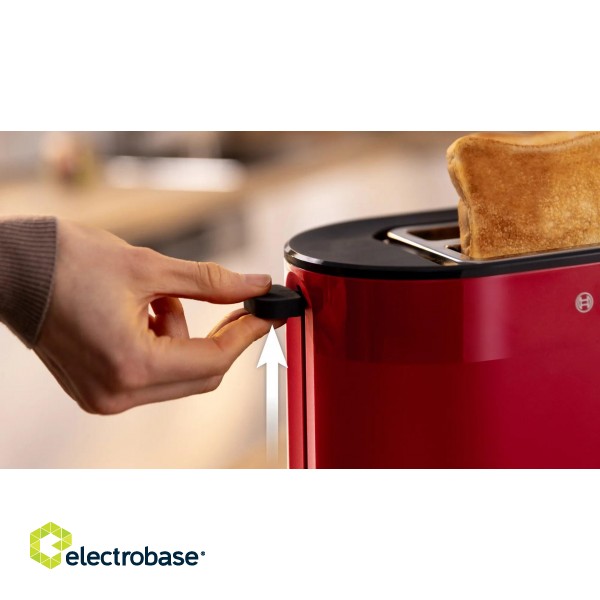 Bosch TAT2M124 toaster 6 2 slice(s) 950 W Red image 10