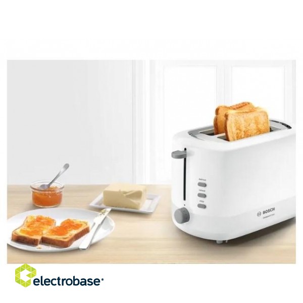 Bosch TAT3A111 toaster 7 2 slice(s) 800 W White image 9