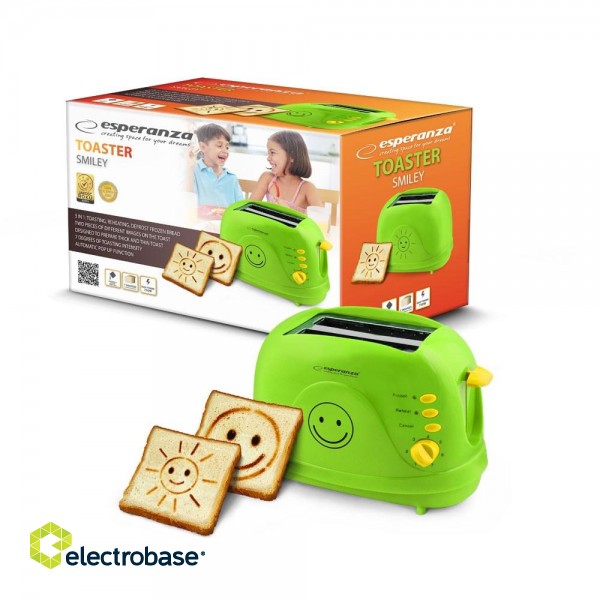 Esperanza EKT003 Toaster 750 W Green image 6