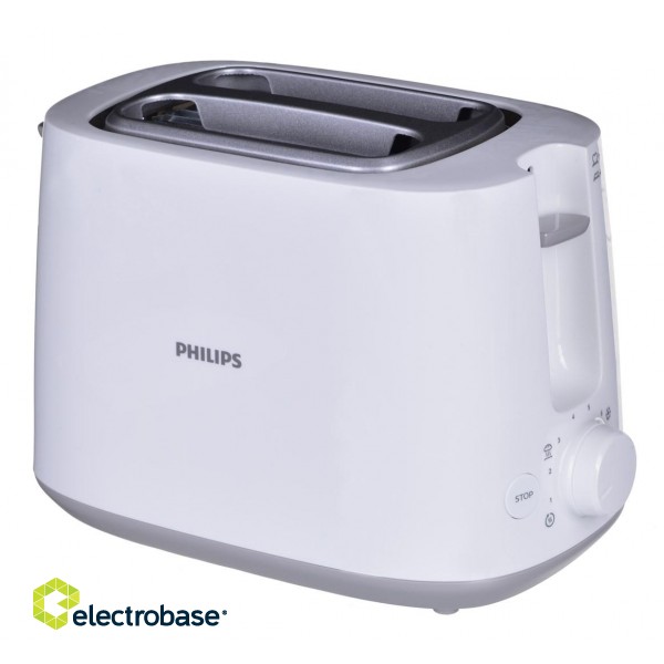 Philips Daily Collection HD2582/00 toaster 2 slice(s) 830 W White image 4