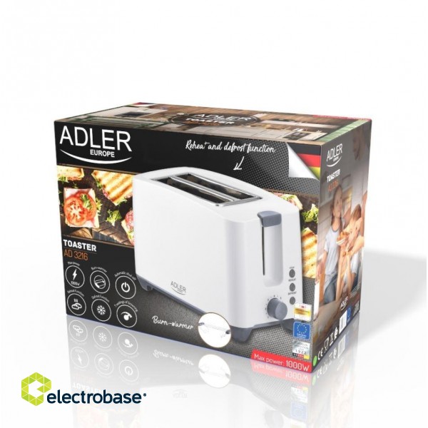 Toaster  Adler AD 3216 750W фото 4