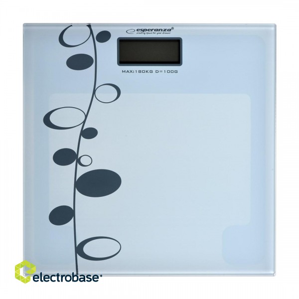 Esperanza EBS005 personal scale Rectangle White Electronic personal scale paveikslėlis 3