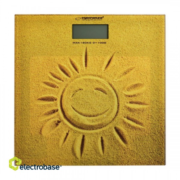 Esperanza EBS006 personal scale Electronic personal scale Square Beige paveikslėlis 4