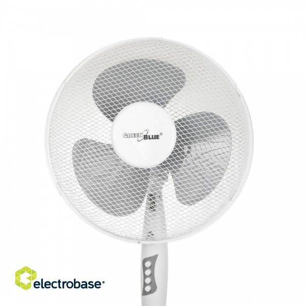 GreenBlue GB560 floor fan, 40W, 3 airflow levels, 1.20m high, 1.5m cable, GB560 paveikslėlis 6