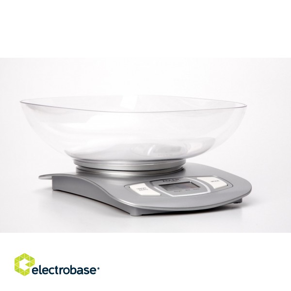 Adler AD 3137s Silver Countertop Electronic kitchen scale фото 4
