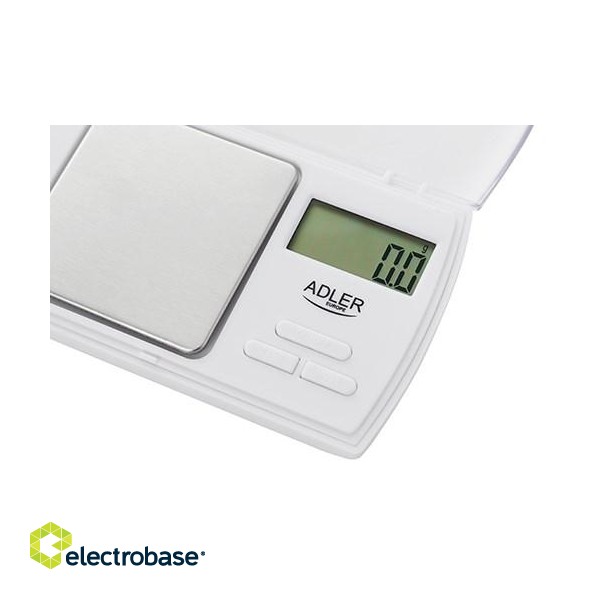 Adler AD 3161 kitchen scale White Rectangle Electronic personal scale paveikslėlis 3