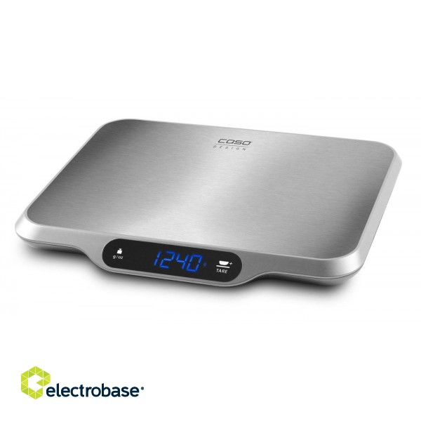 Caso 3292 kitchen scale Stainless steel Countertop Rectangle Electronic kitchen scale фото 4