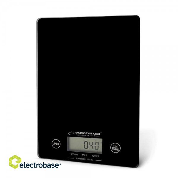 Esperanza EKS002K Electronic kitchen scale Black Tabletop Rectangle фото 1