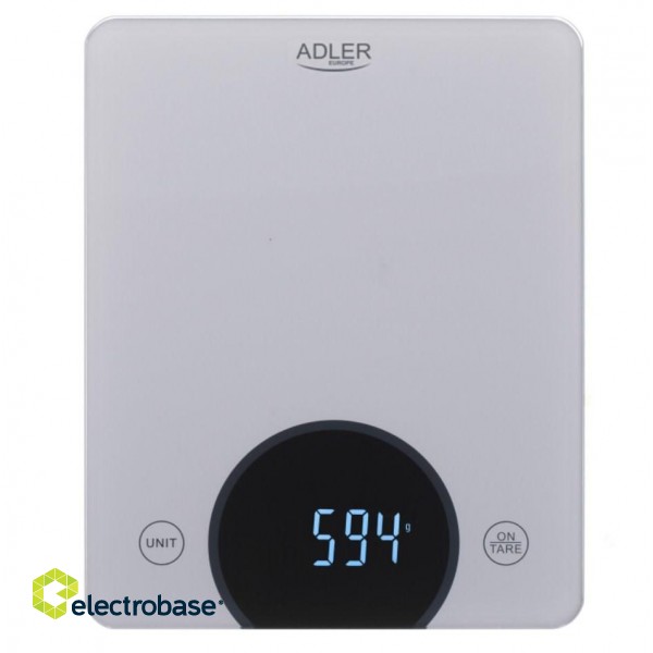 Kitchen scale Adler AD 3173s - up to 10 kg LED paveikslėlis 1