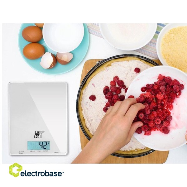 LAFE WKS001.5 kitchen scale Electronic kitchen scale  White,Countertop Rectangle image 3