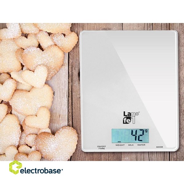 LAFE WKS001.5 kitchen scale Electronic kitchen scale  White,Countertop Rectangle image 5