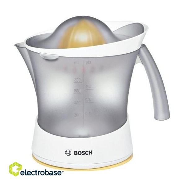Bosch MCP3500 electric citrus press 0.8 L 25 W White, Yellow image 1