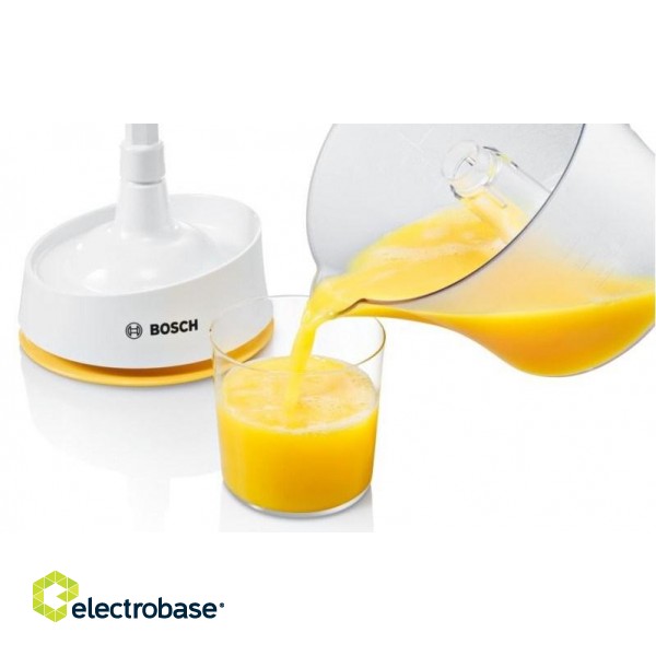 Bosch MCP3500 electric citrus press 0.8 L 25 W White, Yellow image 3