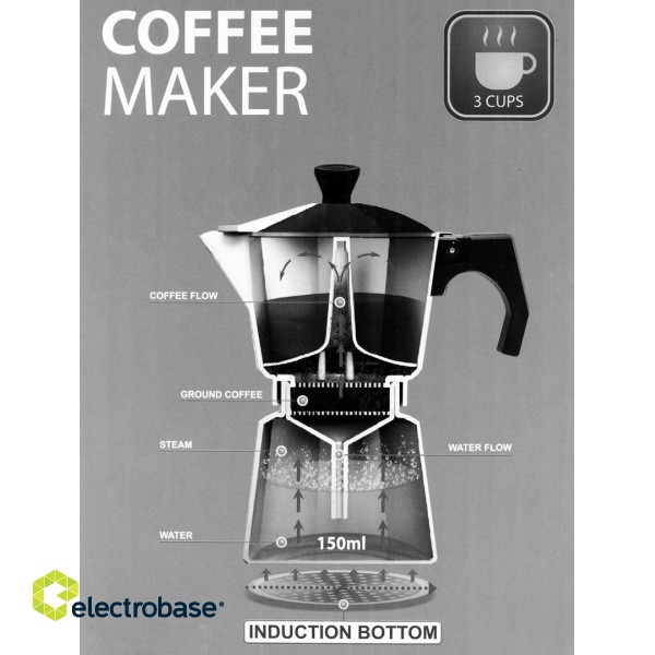 Coffee machine for 6 cups MR-1667-6 MAESTRO фото 6