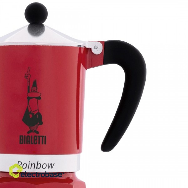 Coffee maker BIALETTI RAINBOW 1TZ 60 ml Red image 3