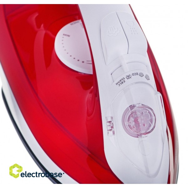 Philips EasySpeed GC1742/40 iron Dry & Steam iron Non-stick soleplate 2000 W Red, White image 3