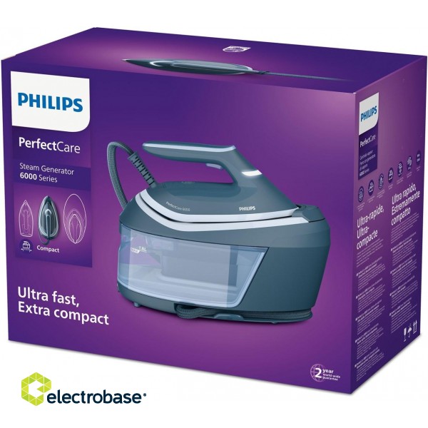 Philips PSG6042/20 steam ironing station 2400 W 1.8 L SteamGlide Advanced Blue image 3