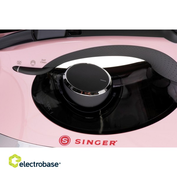 SINGER Steam Craft Steam iron Stainless Steel soleplate 2600 W pink-grey image 7