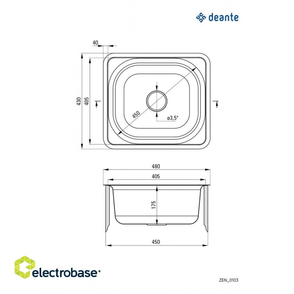 1-bowl steel sink image 2