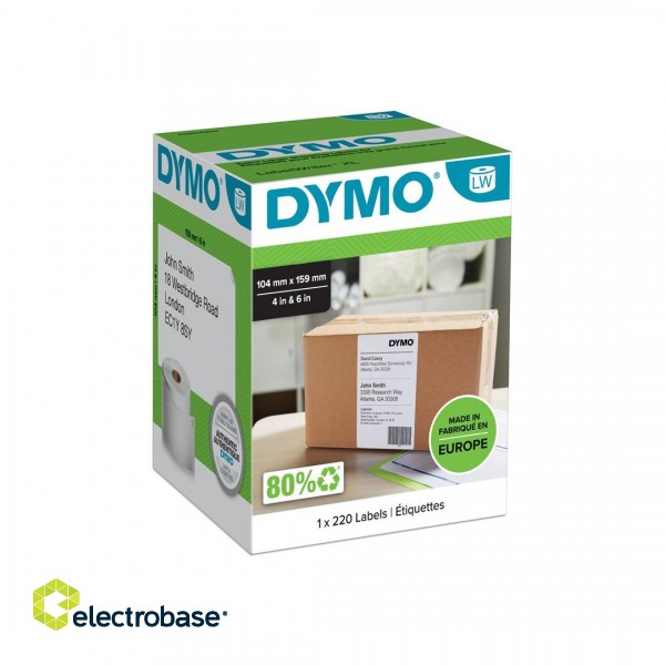 DYMO Extra Large Shipping Labels - 104 x 159 mm - S0904980 image 1