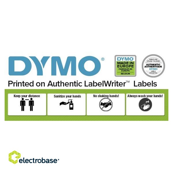 DYMO Small Name Badge Labels- 41 x 89 mm - S0722560 paveikslėlis 4