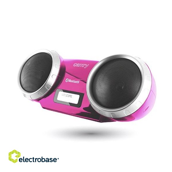 Speakers portable Adler CR 1139 p (pink color) paveikslėlis 1