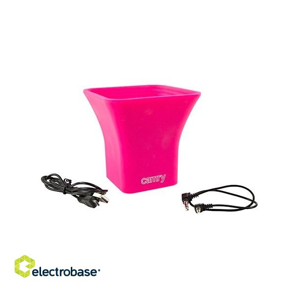 Camry Premium CR 1142 portable/party speaker Stereo portable speaker Black, Pink 3 W image 6