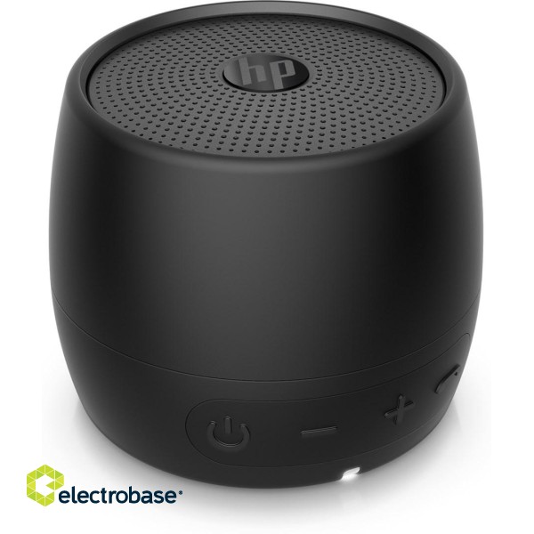 HP Black Bluetooth Speaker 360 Mono portable speaker image 2