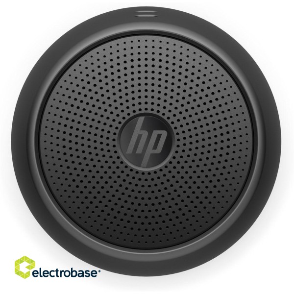 HP Black Bluetooth Speaker 360 Mono portable speaker image 4