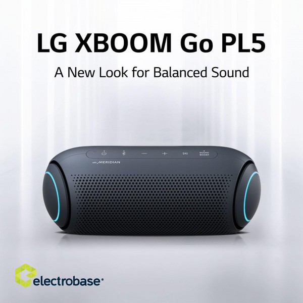 LG XBOOM Go PL5 Stereo portable speaker Blue 20 W фото 6
