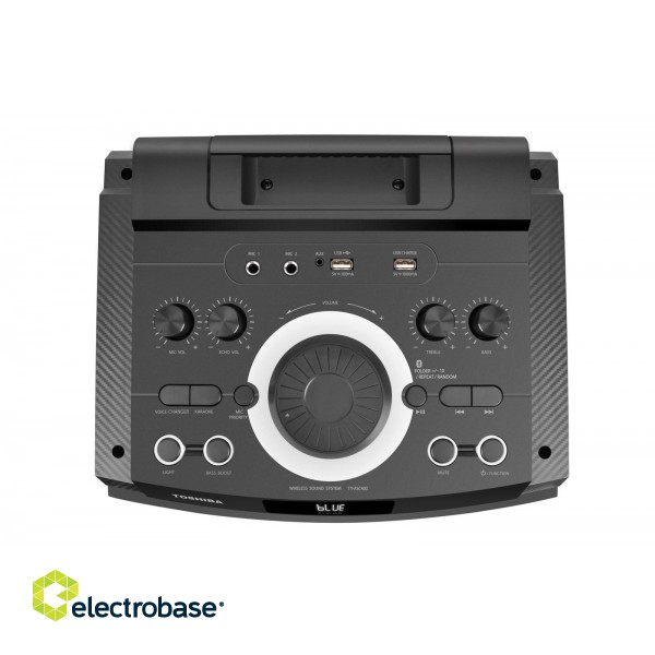 Toshiba TY-ASC402 speaker Bluetooth + wired microphone Black paveikslėlis 4